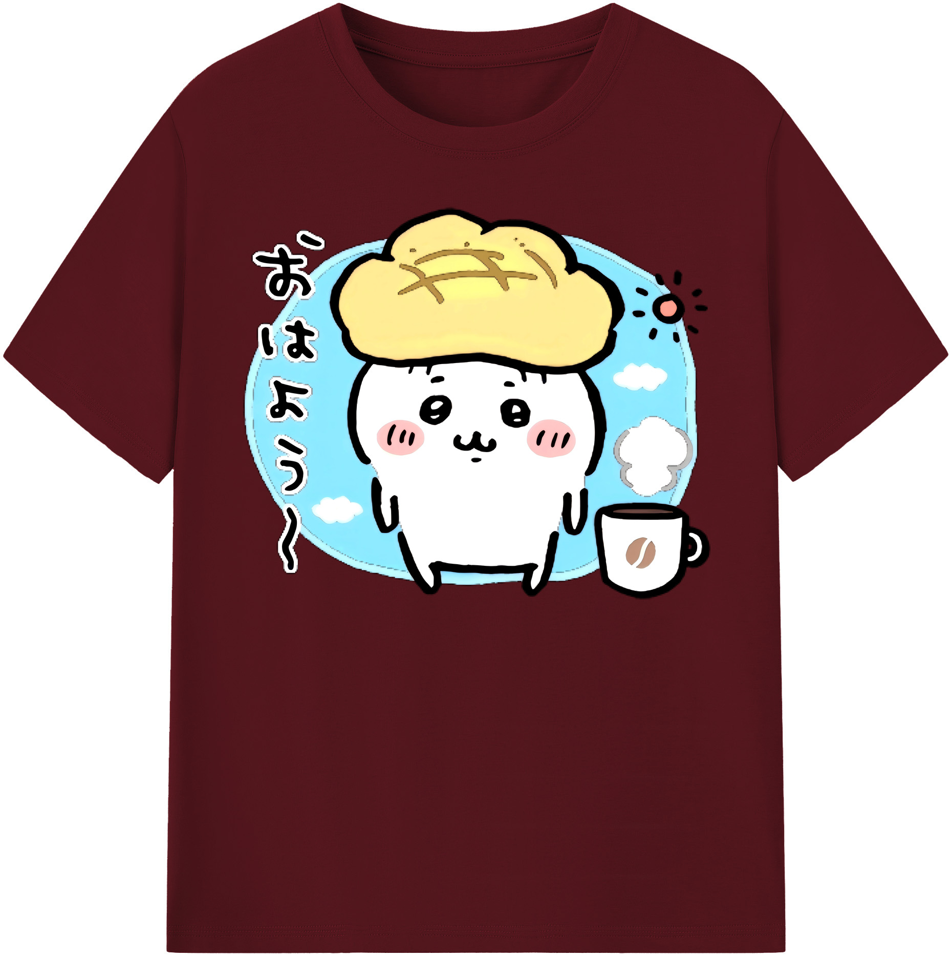 （画像用） ちいかわ ちいかわ Chii-kawa chiikawa 綿100％半袖Tシャツ（フロントプリント）